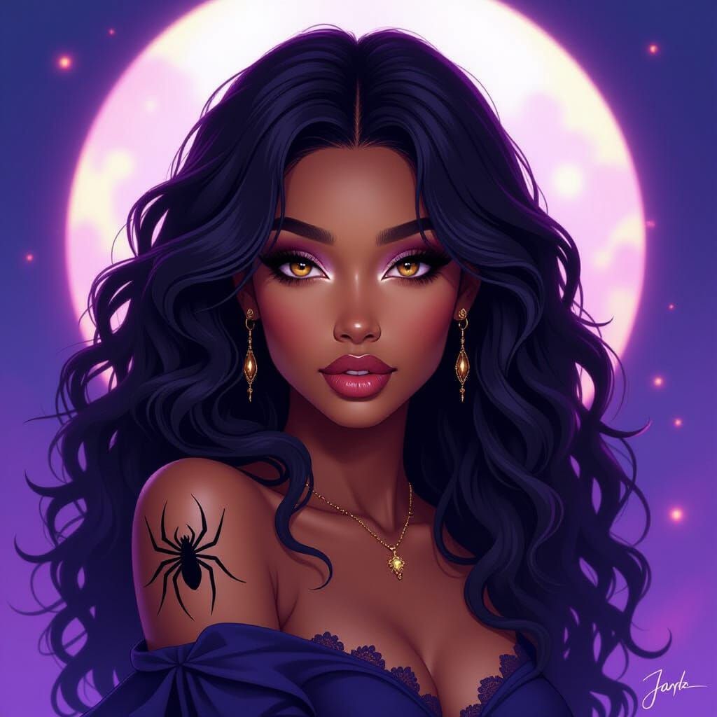 Fantasy Book Cover: Girl with Striking Eyes