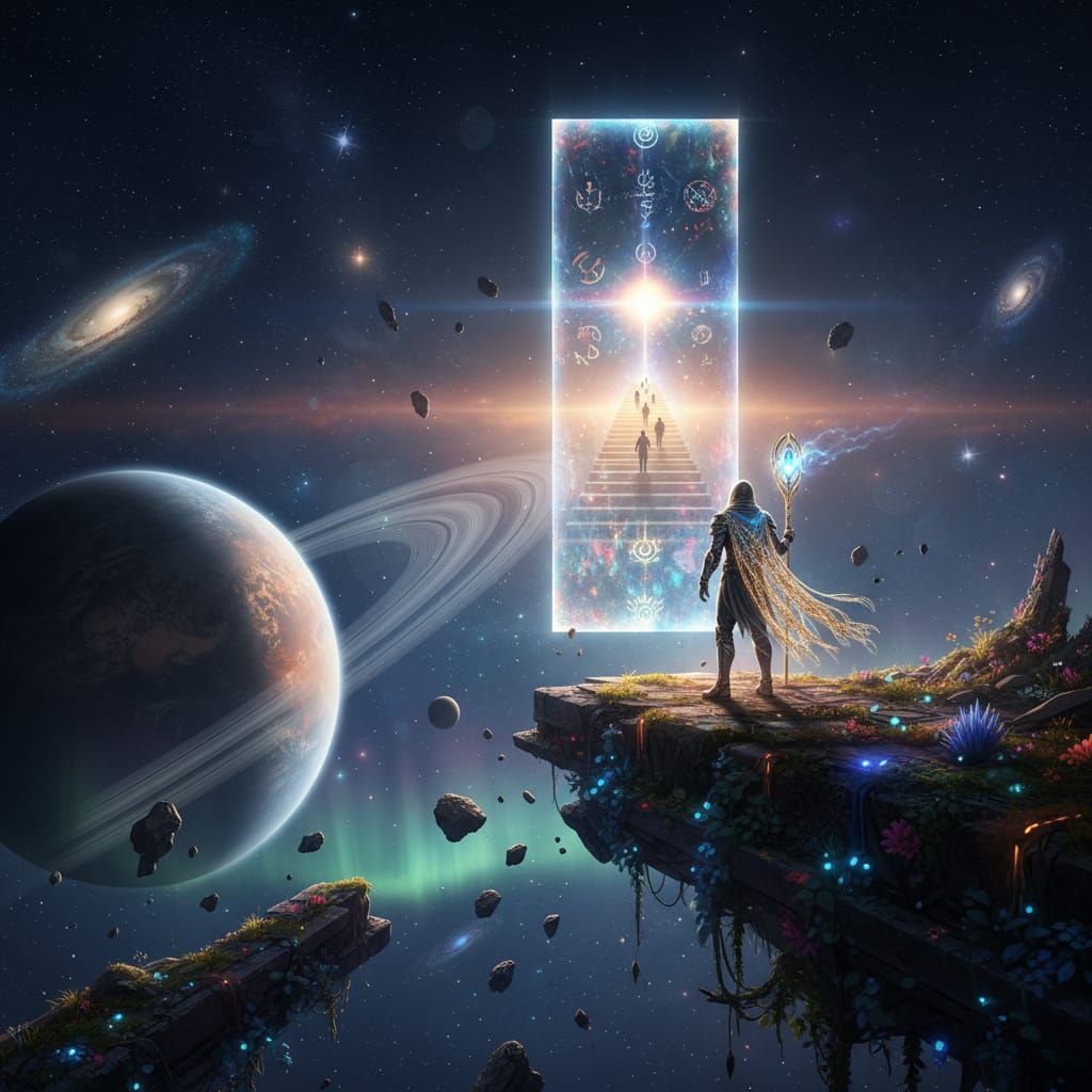 Destiny Transcendental: Abstract Cosmic Vision