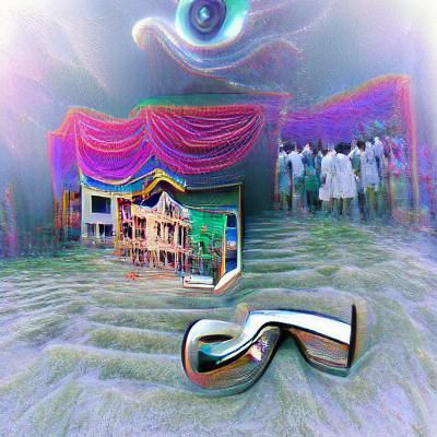 Abstract Second Reality AI Image