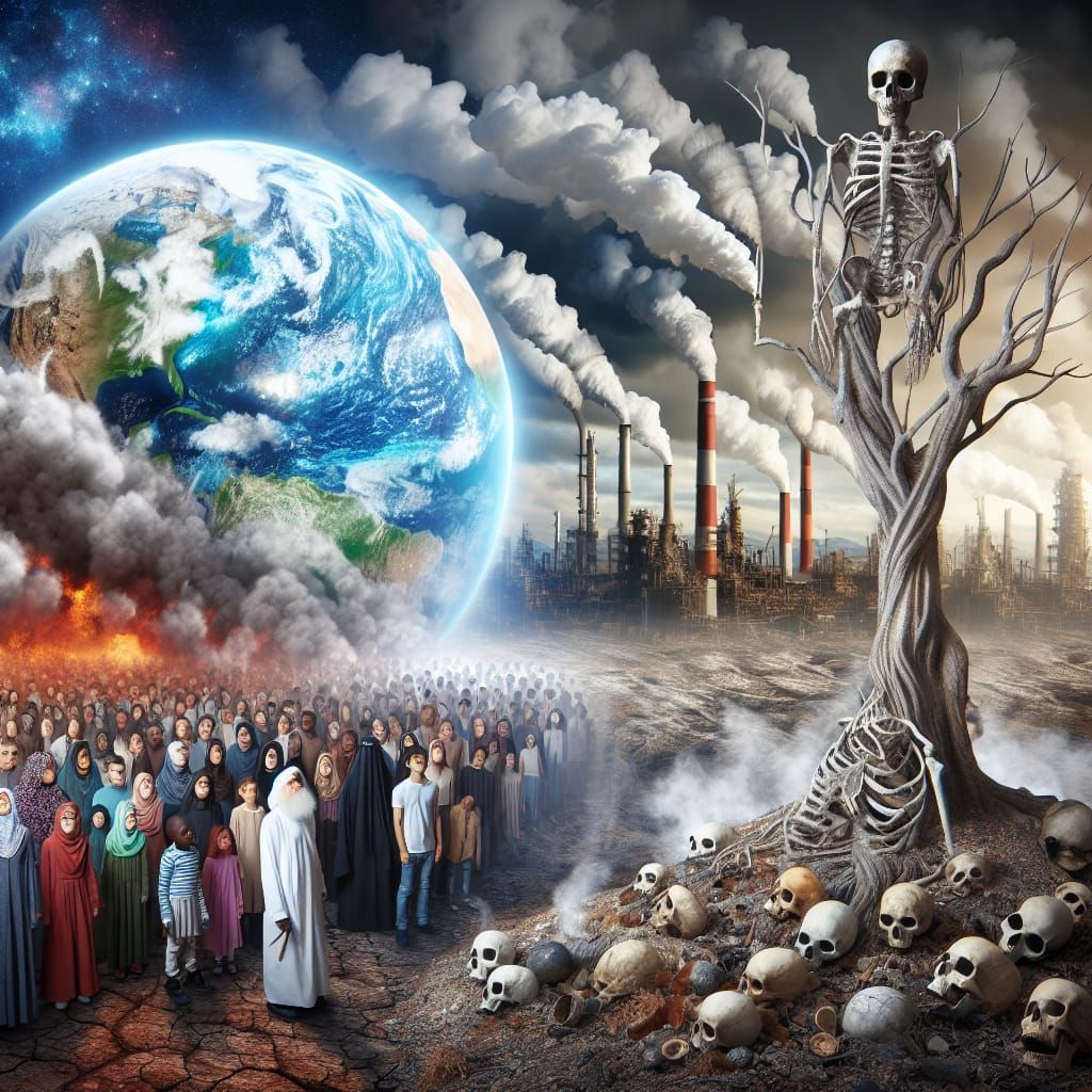 Earth Enveloped: A Global Environmental Crisis