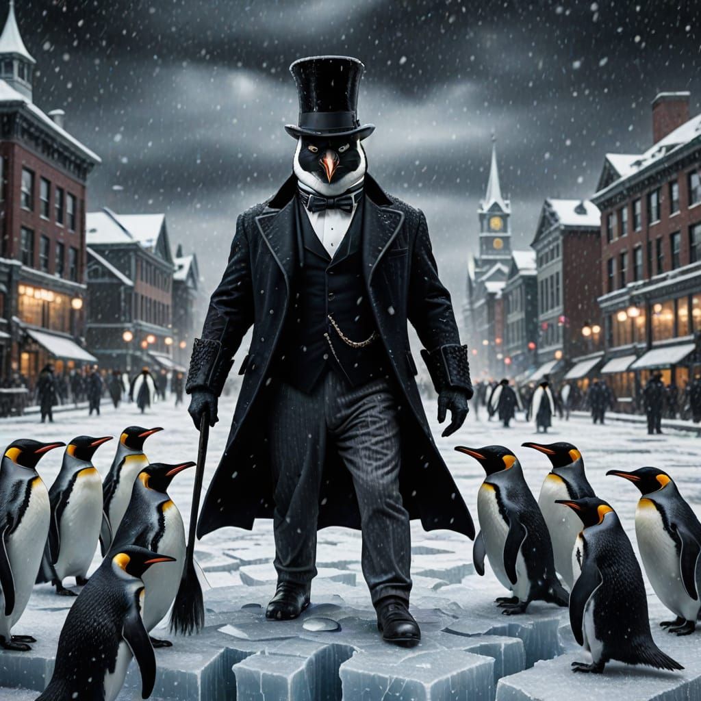 DC Penguin Villain Emerges from Alaskan Snowscape