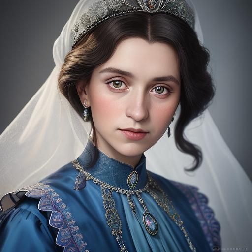 Princess Anastasia Holszanska: Feudal Era Portrait