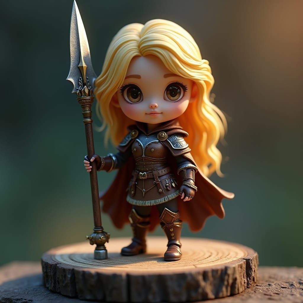 Golden Warrior in Regal Splendor