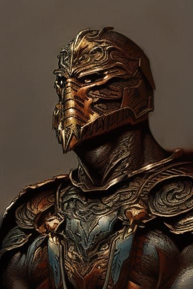 Steppenwolf Portrait in Comic Book Art Style