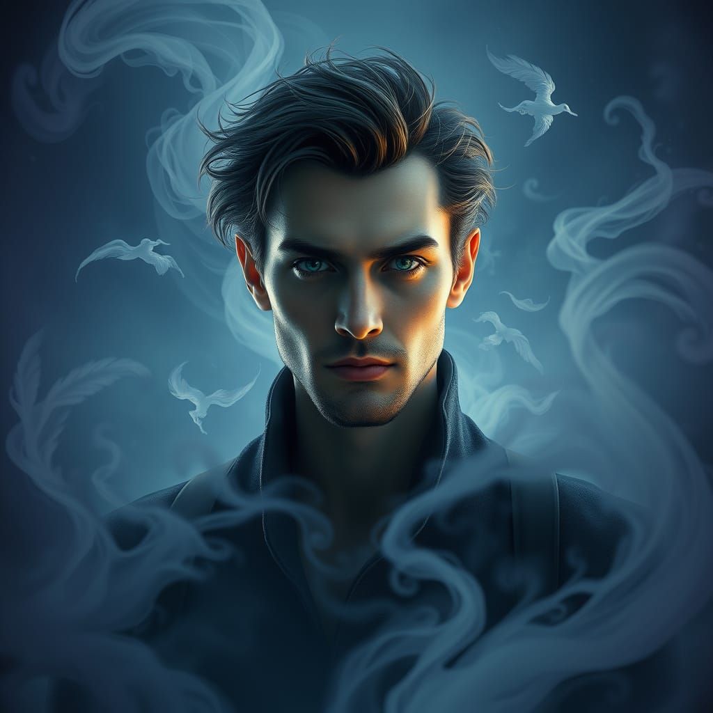 Enigmatic Figure in Mystical Realm