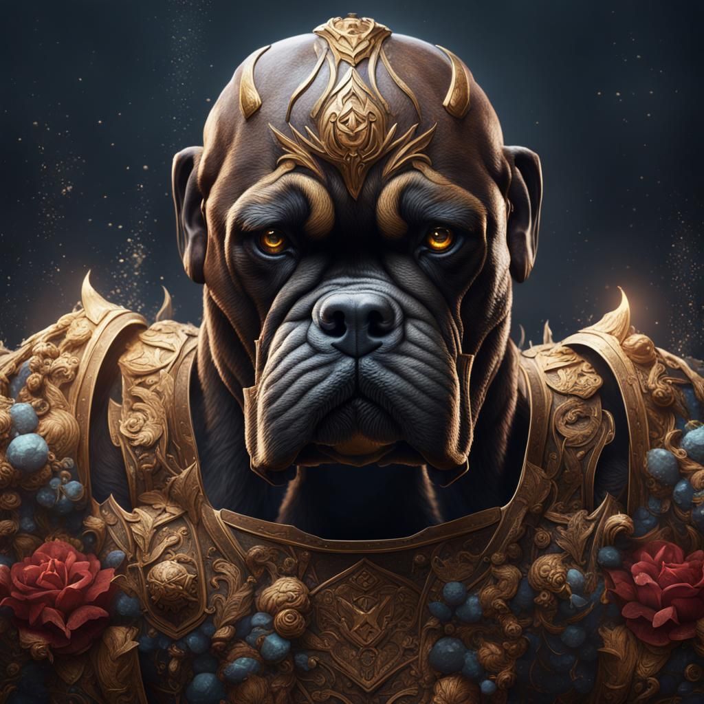 Detailed Matte Painting of a Boxer in Action