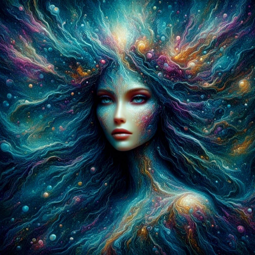 Enchanted Forest Witch: A Vibrant Digital Masterpiece