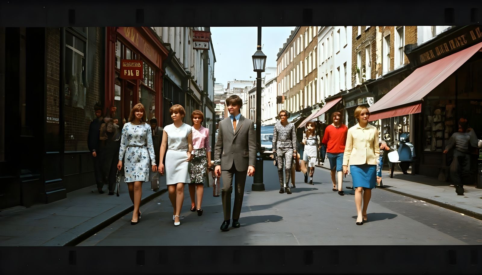 Mod London in Vibrant 1960s Color