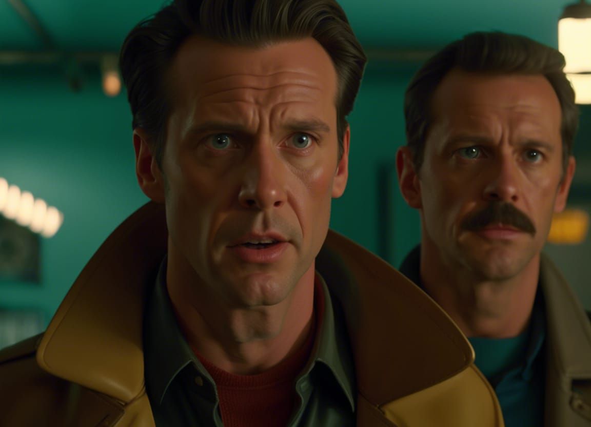 Comedy Movie Scene in Wes Anderson Style