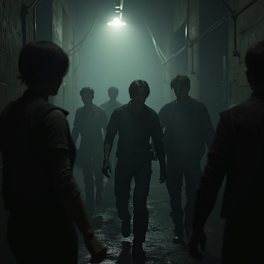 Ominous Resident Evil Environment in Photorealistic Style