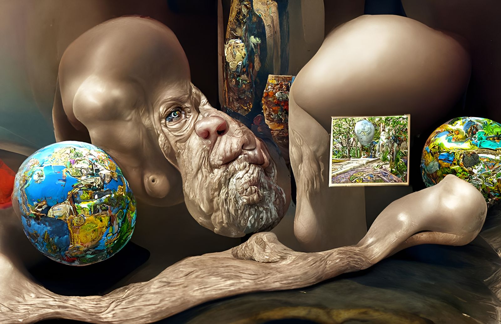 Pictorial History of Bipedal Beings in Photorealism