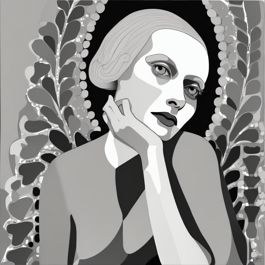 Abstract Expressionist Composition in Welch Style