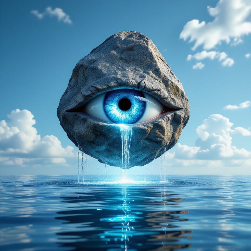 Celestial Eye: Bioluminescent Rivers in the Sky