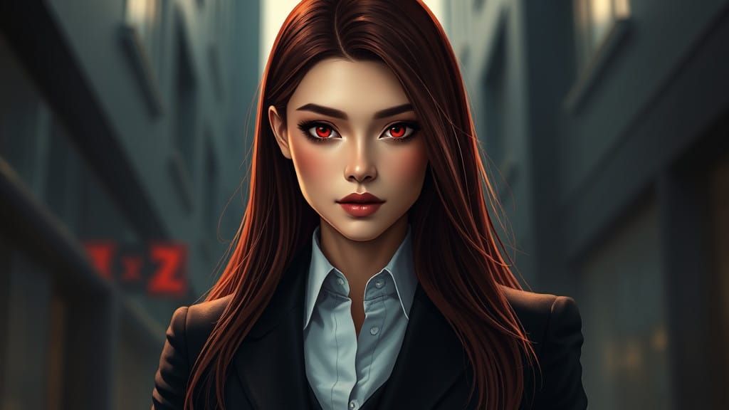 Makima in a Hyper-Realistic Portrait