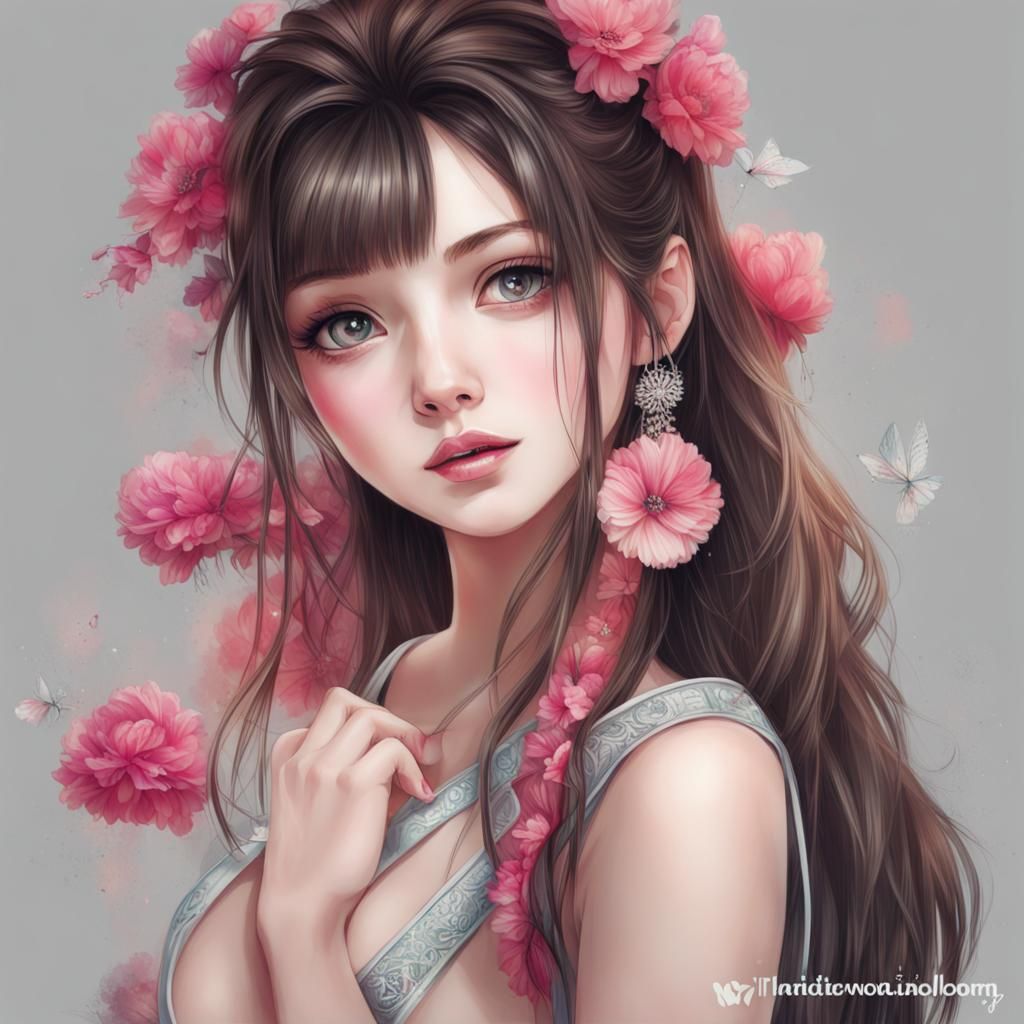 Beautiful Girl Generated by AI