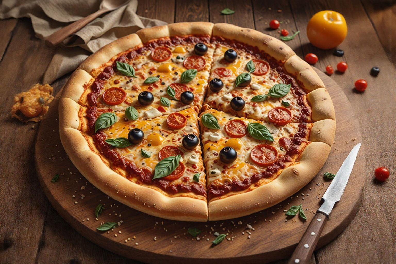 Authentic Pizza Quarto Stagioni