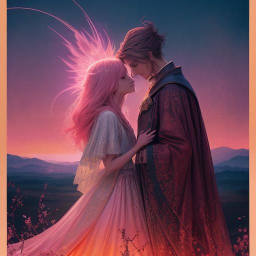 Crossroads Choice: A Hyperrealistic Tarot Card Concept