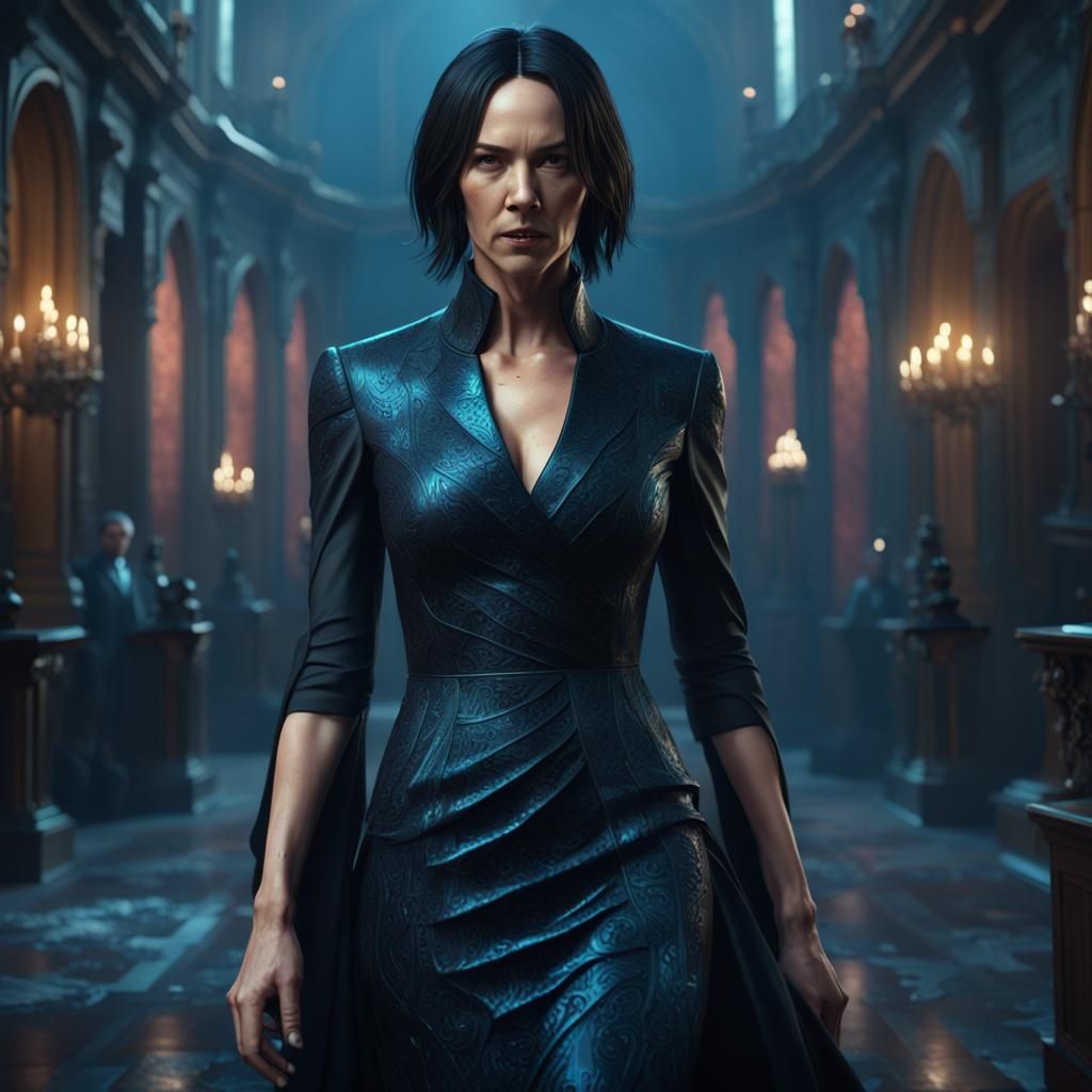 Female Princess John Wick: Detailed Matte Painting