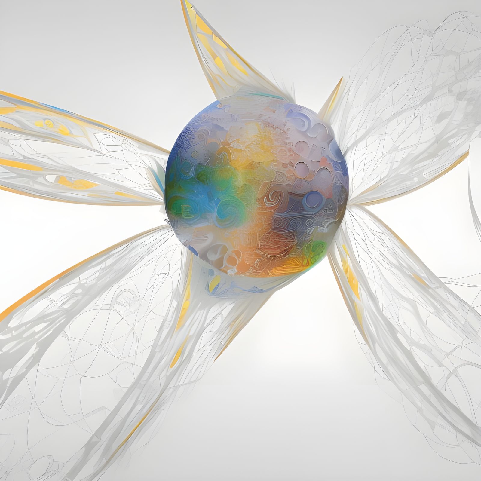 Intricate Geometric Abstract in Vivid Colors