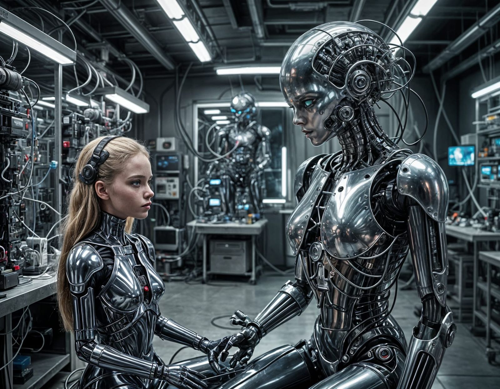 Android Plays with Remote Control Human Doll