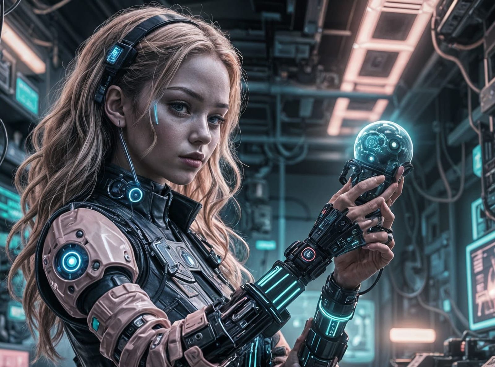 Android Playing with Remote-Control Human Doll