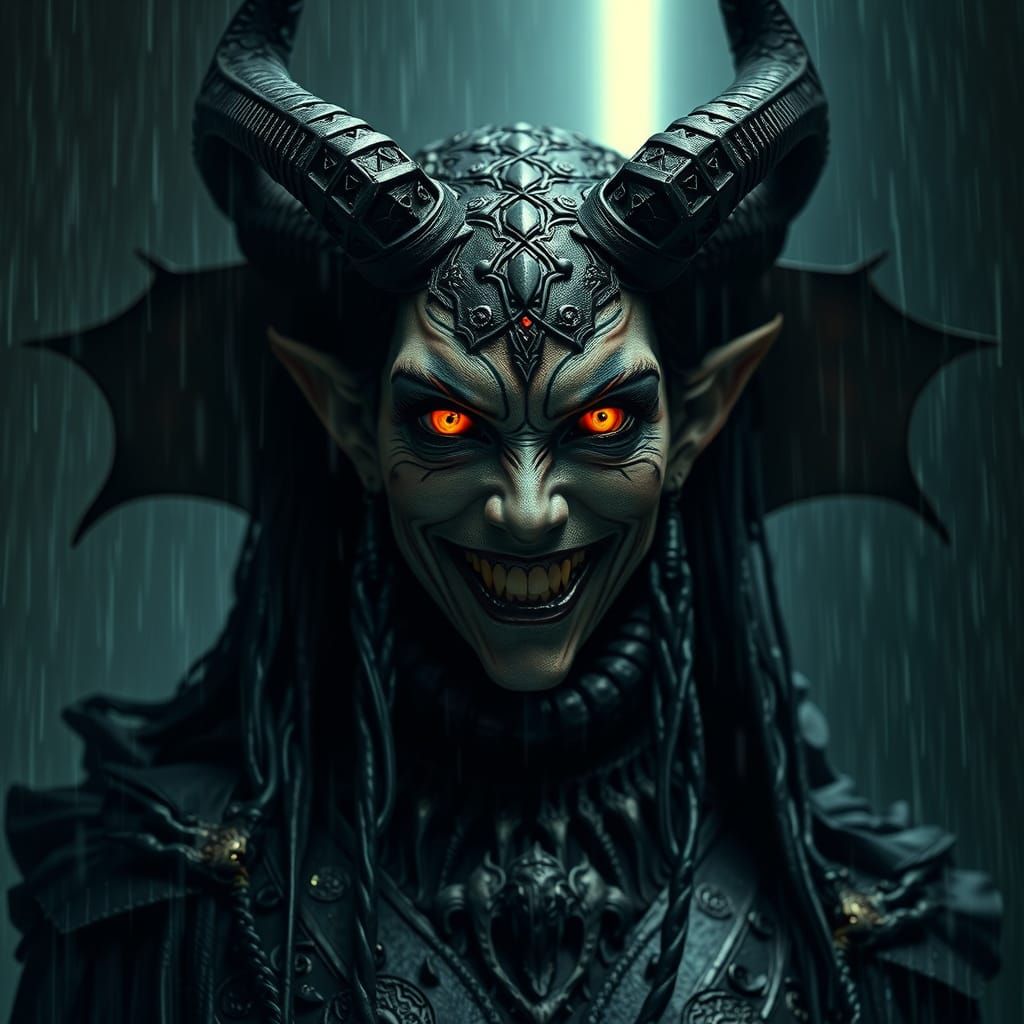 Lilith: Ancient Queen and Demoness in Dark Attire