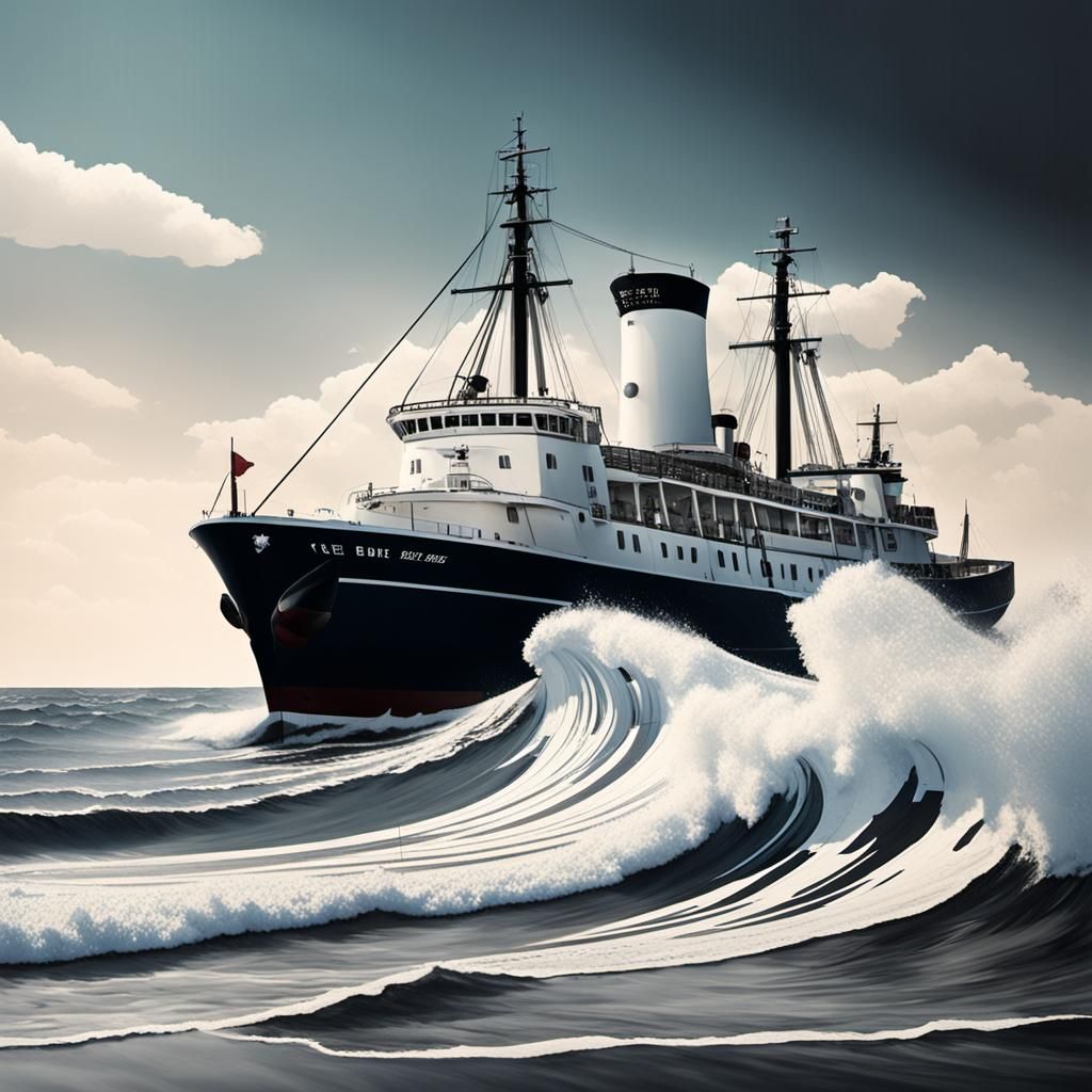 Abstract Monochrome Image