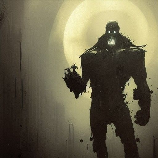 Sinister Heavy Metal Art in Gothic Style