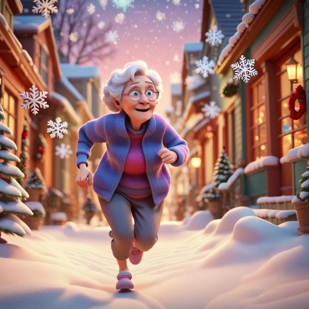 Whimsical Holiday Mayhem in Vibrant 3D