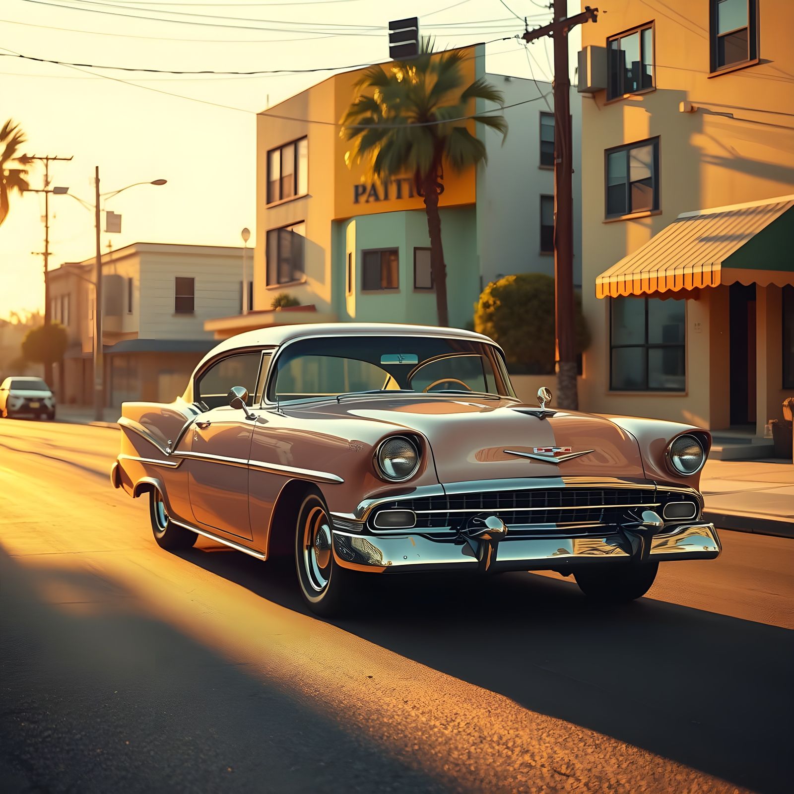 Ethereal Cityscape in Neon Futurism