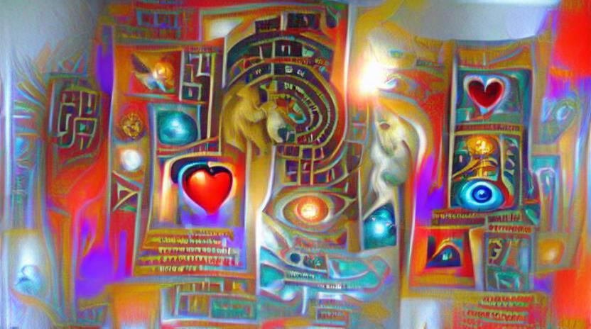 Mayan Calendar White Dog Energy in Art Deco Style
