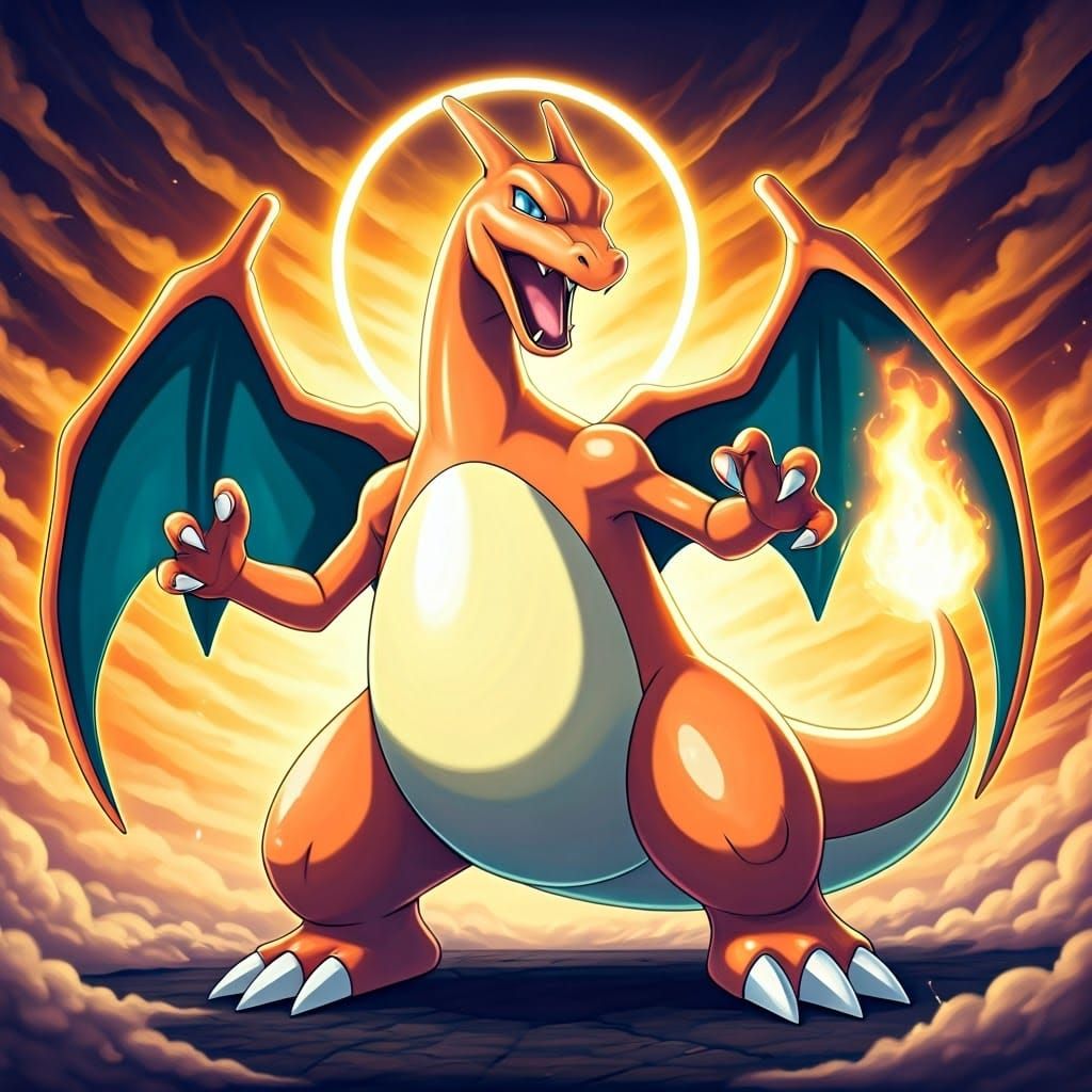 Majestic Gigantomax Shiny Charizard Radiates Power in Dynami...
