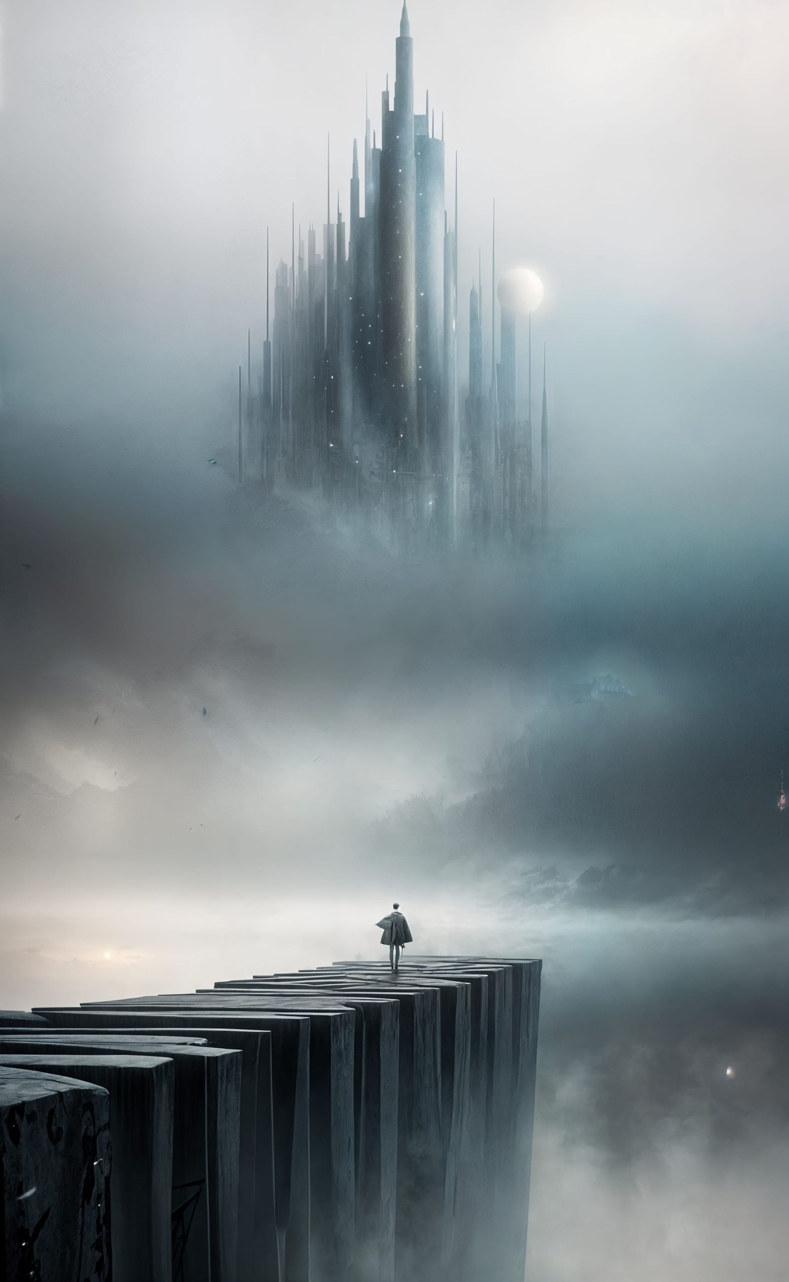 Abstract Blending Cycles: A Hyperrealistic Silver Painting