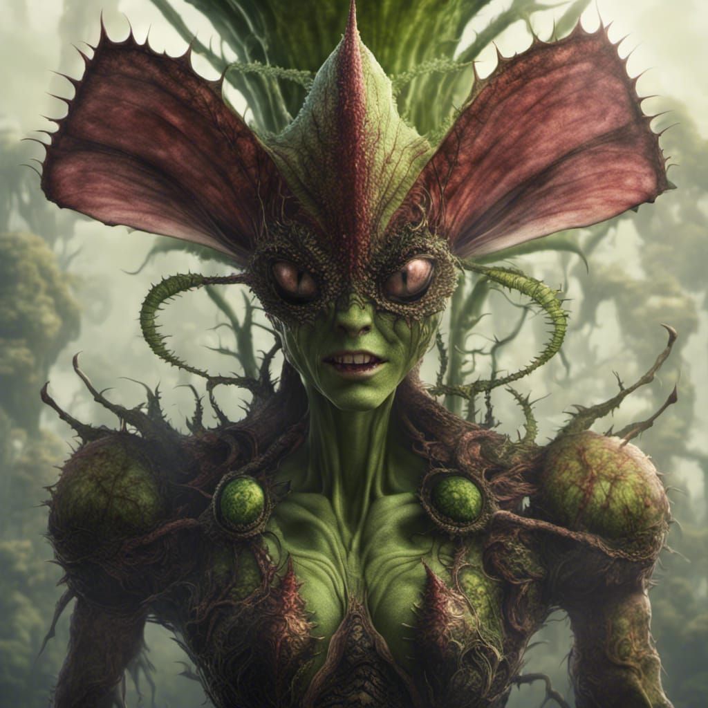 Humanoid Venus Flytrap