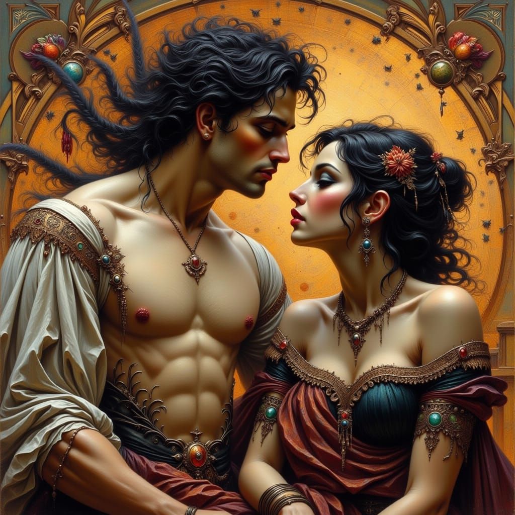 Latin Romance in a Romantic Goth Style