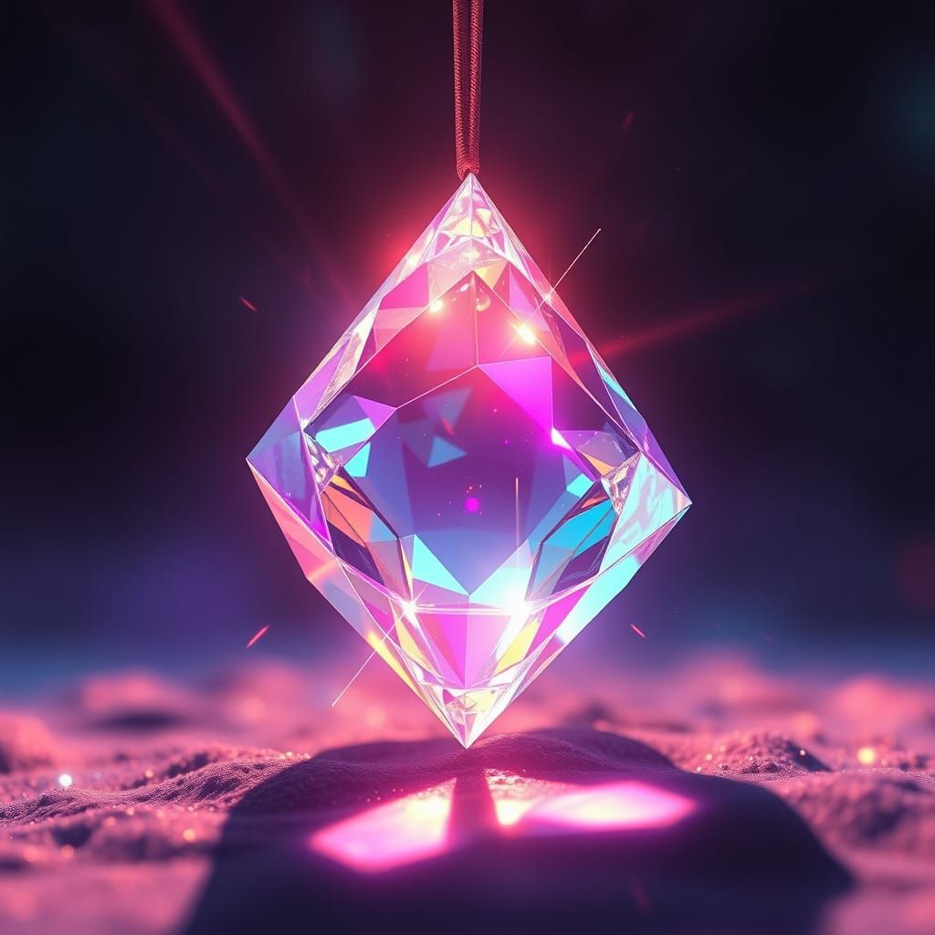 Refracting Light: A Futuristic Crystal Prism