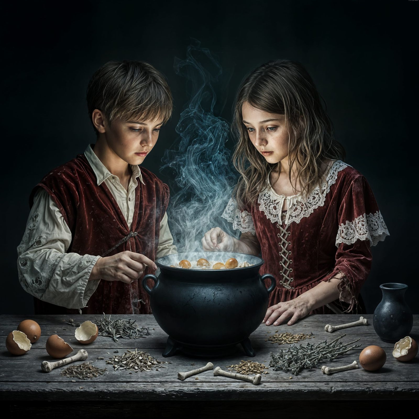 Sinister Children Practice Dark Alchemy