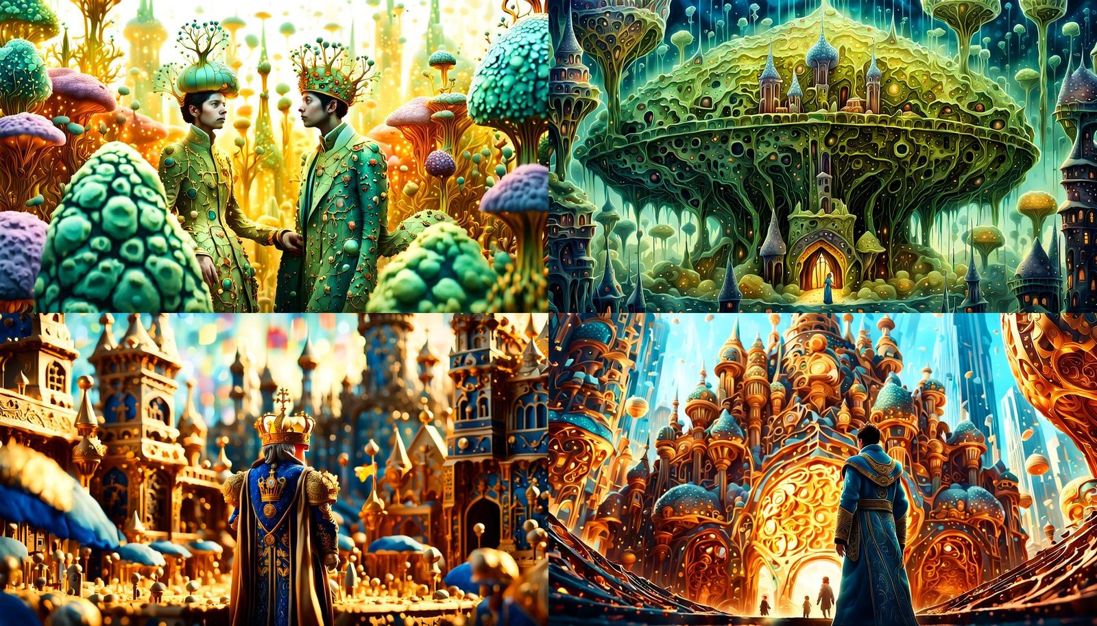 Miniature Bacterial Human Civilization with Monarchy