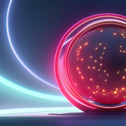 Artificial Sun: Pixar-Inspired 3D Digital Art