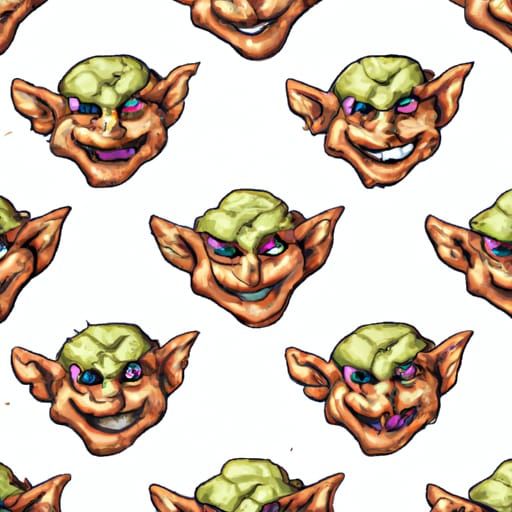 Seamless Troll Face Pattern Texture