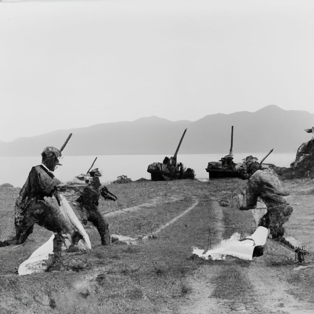 WWII Pacific Battle: American Soldiers in Action