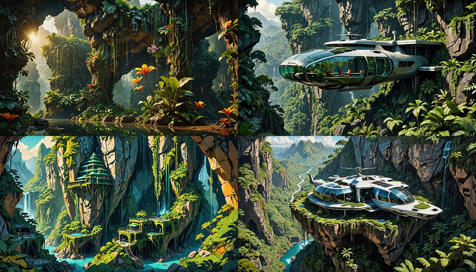 Futuristic Hideaway Blends with Tropical Mountain