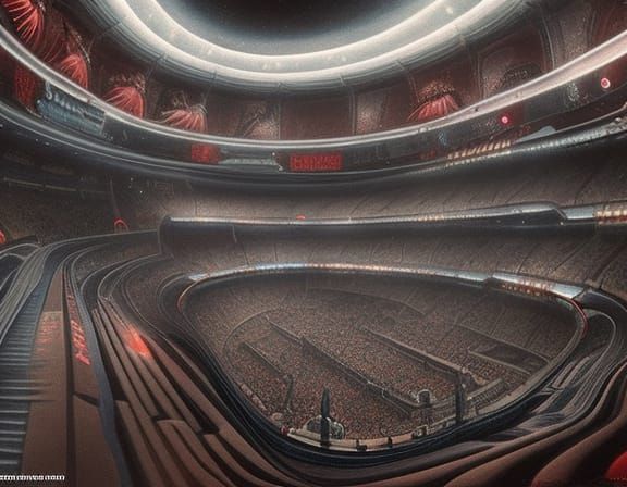 icy speedway Epic cinematic brilliant stunning intricate meticulously detailed dramatic atmospheric maximalist digital m...