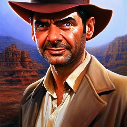 Mr. Bean Indiana Jones