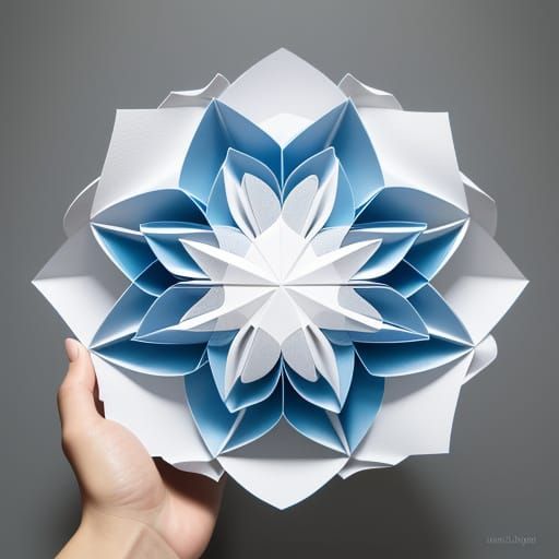 Origami Paper Art in Vibrant Colors