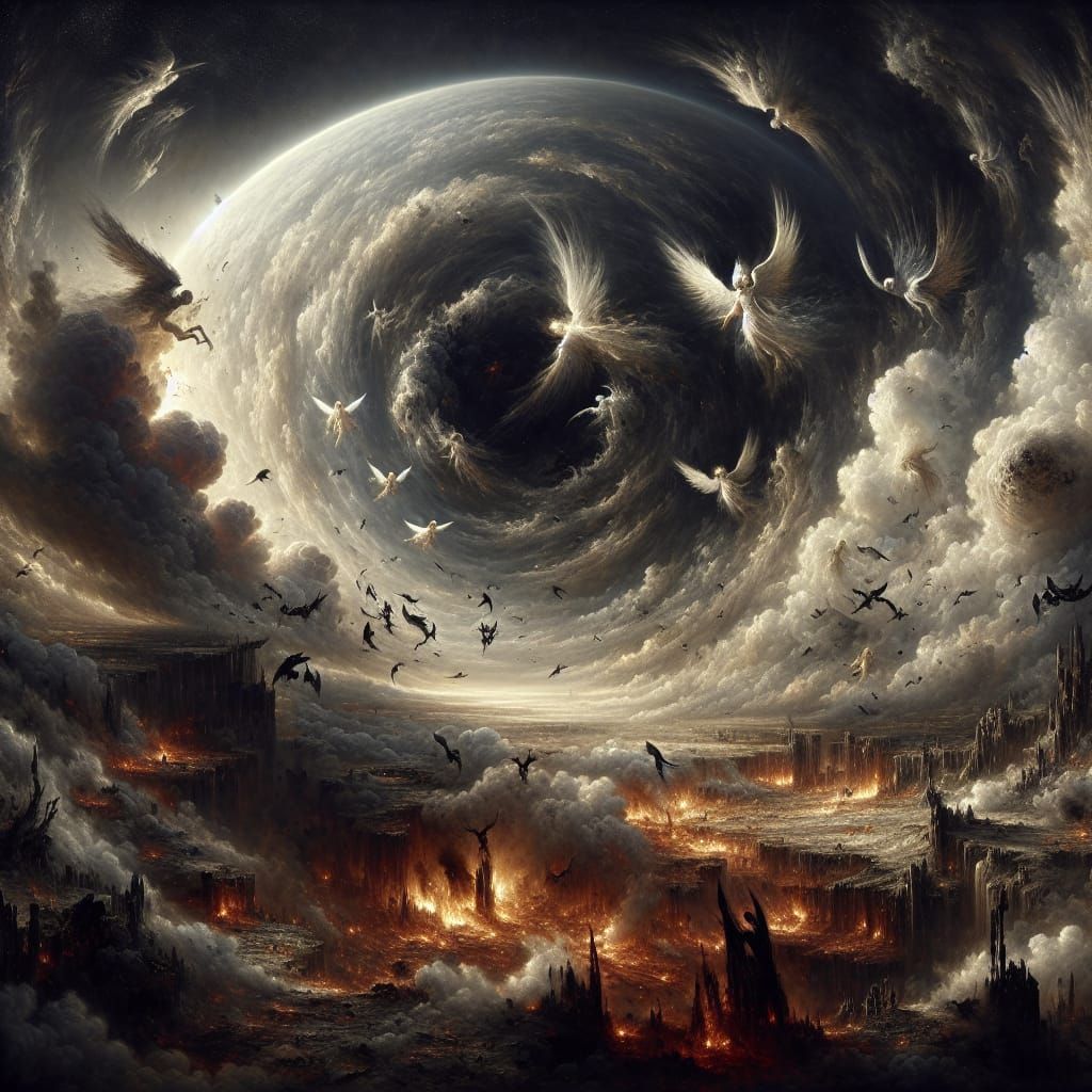 Celestial Aftermath: Angels and Demons Clash