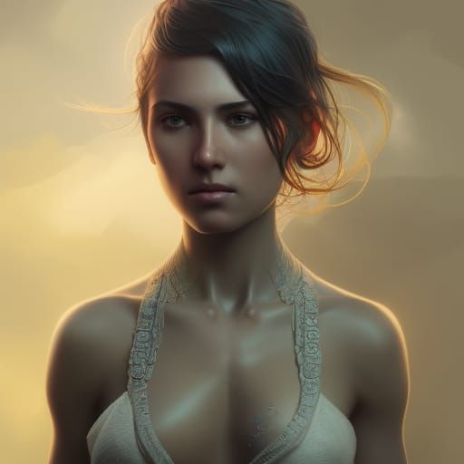 Beautiful Detailed Portrait of a Woman