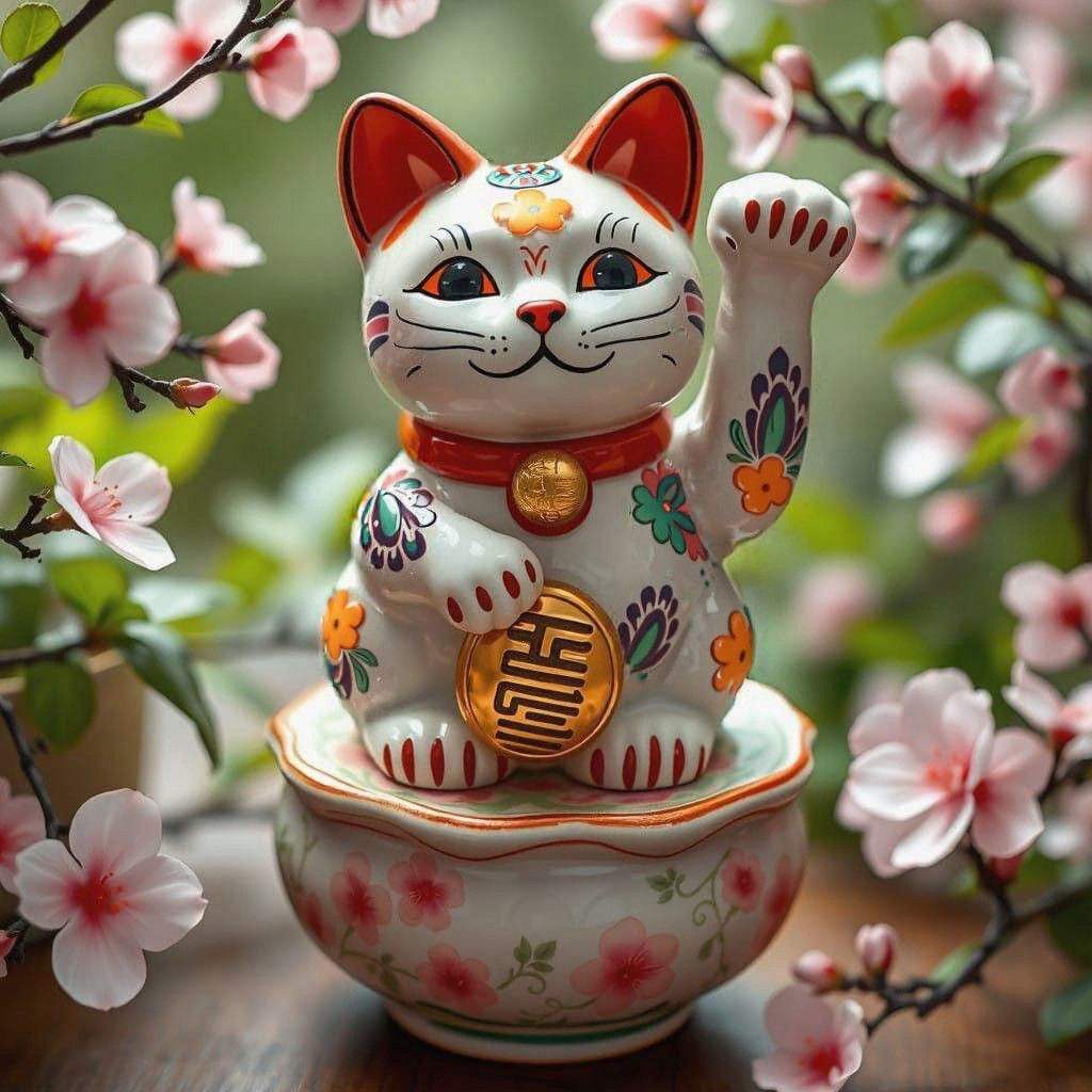 Lucky Cat Wishes You Good Fortune