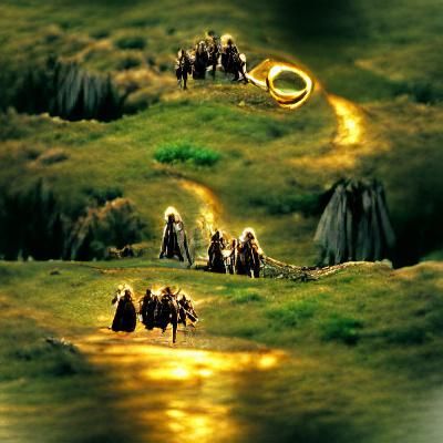 Lord of the Rings Text Graphic