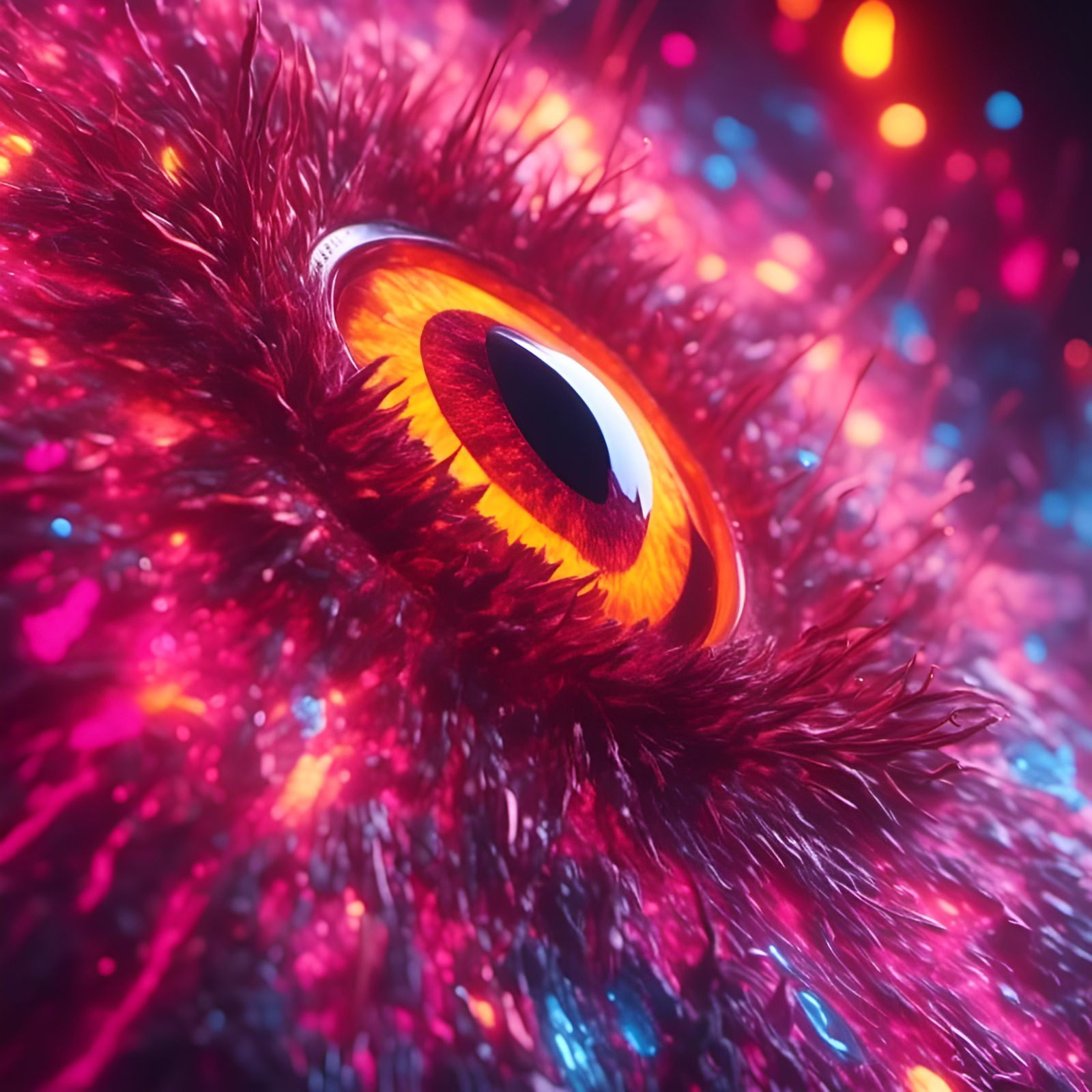 Hyperrealistic Eye Close-up in 8k Resolution